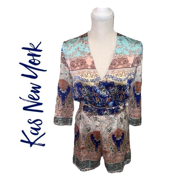 Kas New York Silken Boho Romper - Picture 1 of 16